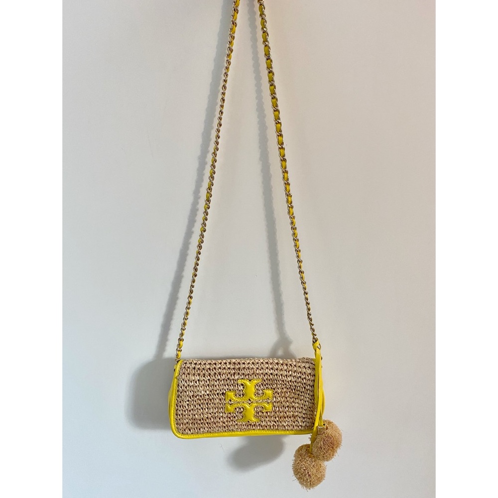 Tory Burch Thea Mini Straw Crossbody Bag - Picture 3 of 10